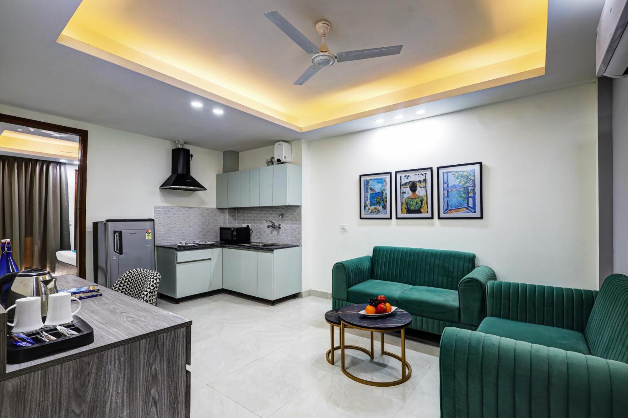 גורגאון 1Bhk Suites Opp Marriott - Huda City Centre מראה חיצוני תמונה